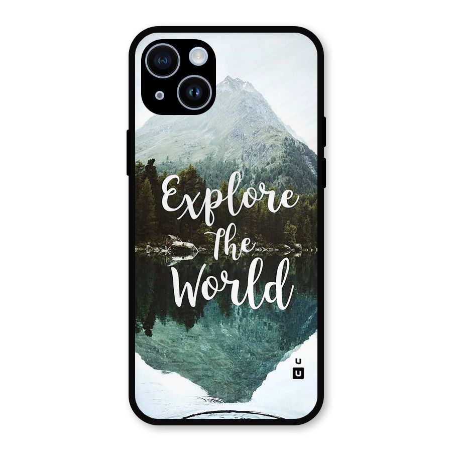 Explore The World Metal Back Case for iPhone 14