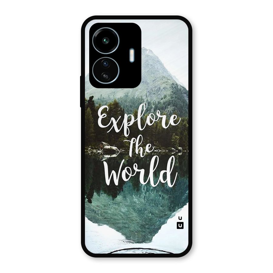 Explore The World Metal Back Case for vivo iQOO Z6 Lite 5G