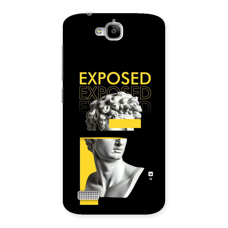 Exposed Sculpture Back Case for Honor Holly