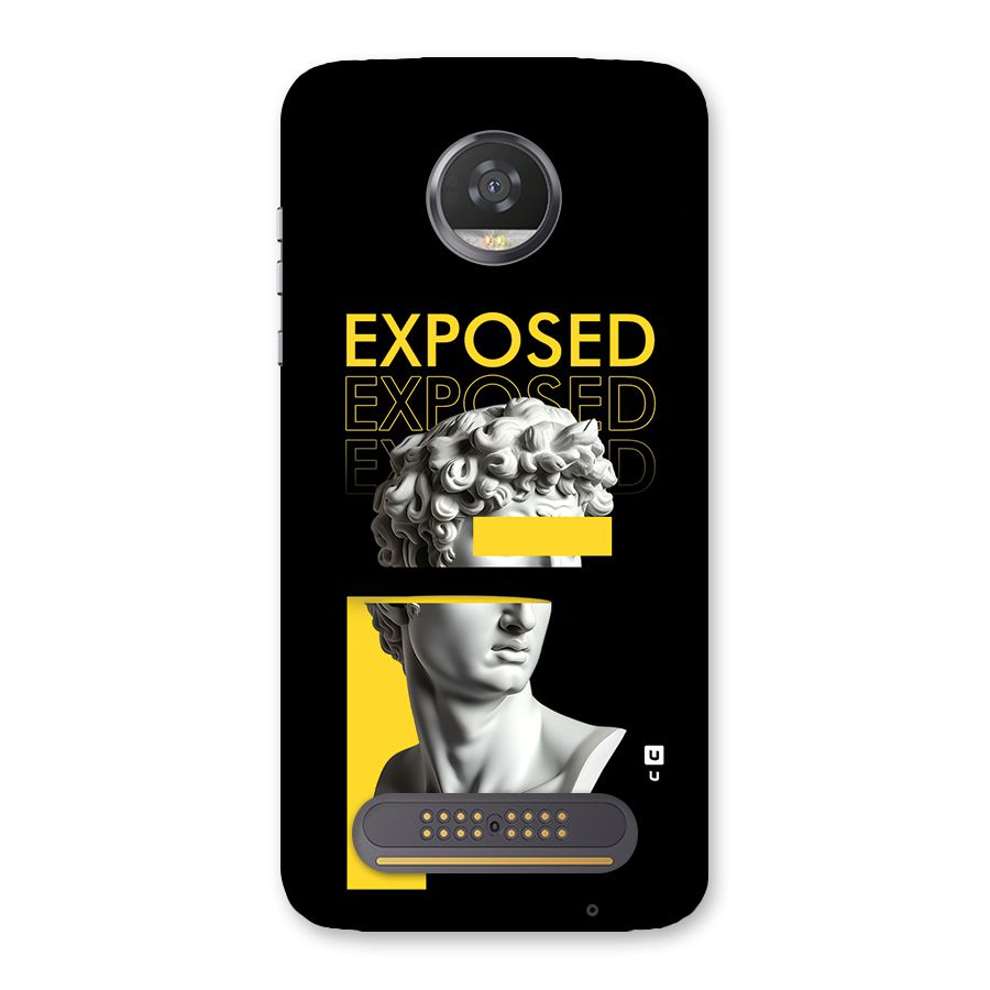 Exposed Sculpture Back Case for Moto Z2 Play