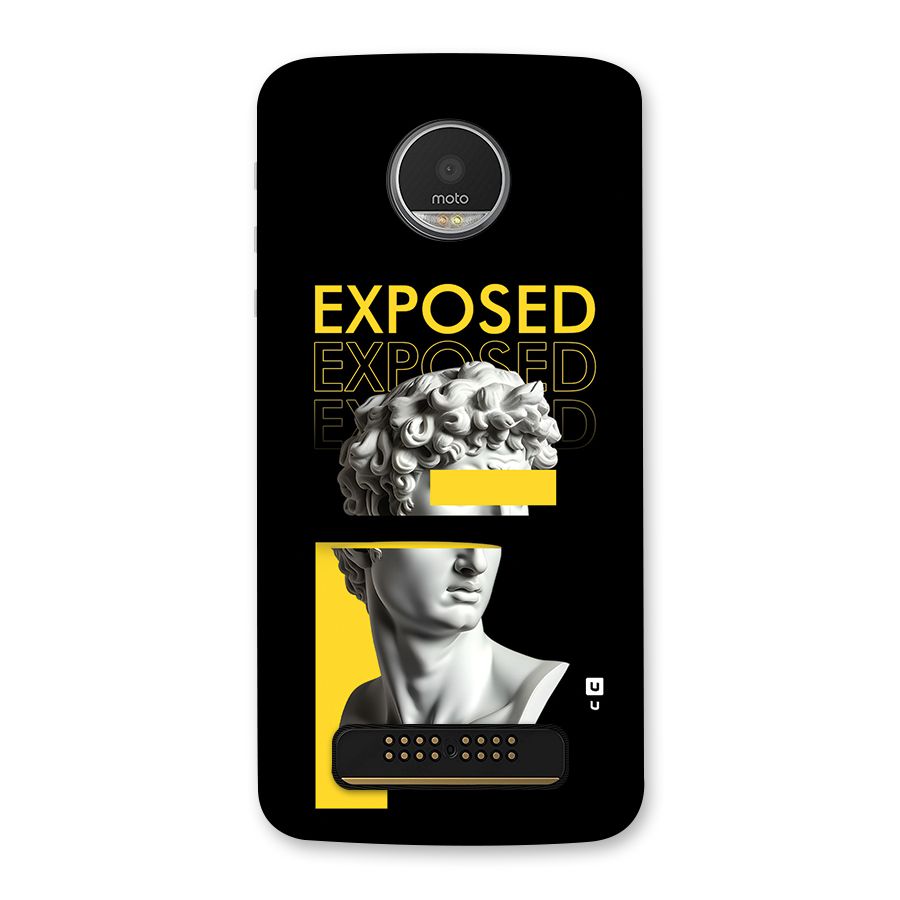 Exposed Sculpture Back Case for Moto Z Play