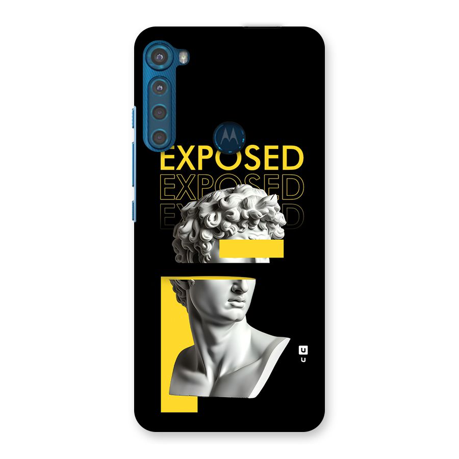 Exposed Sculpture Back Case for Motorola One Fusion Plus