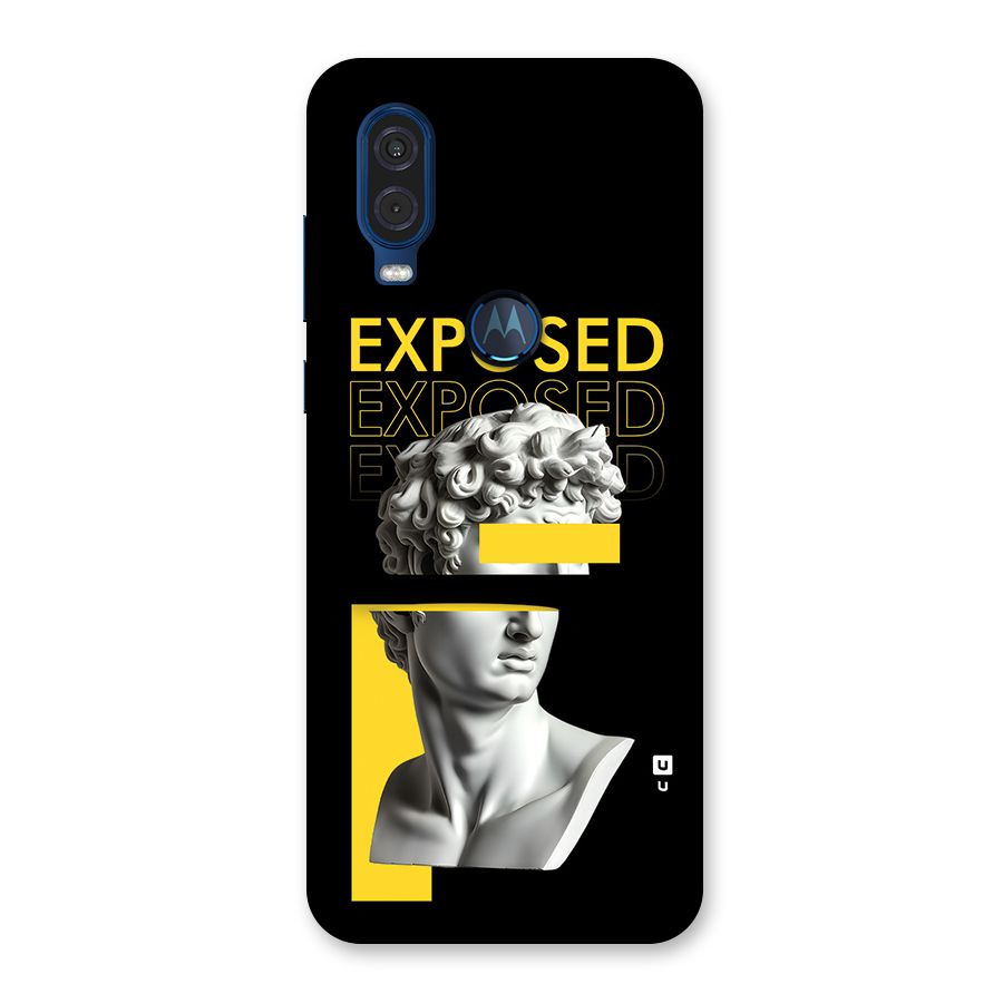 Exposed Sculpture Back Case for Motorola One Vision