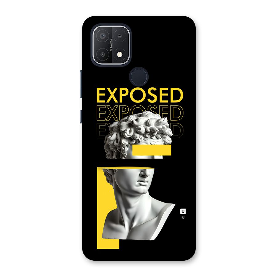 Exposed Sculpture Back Case for Oppo A15