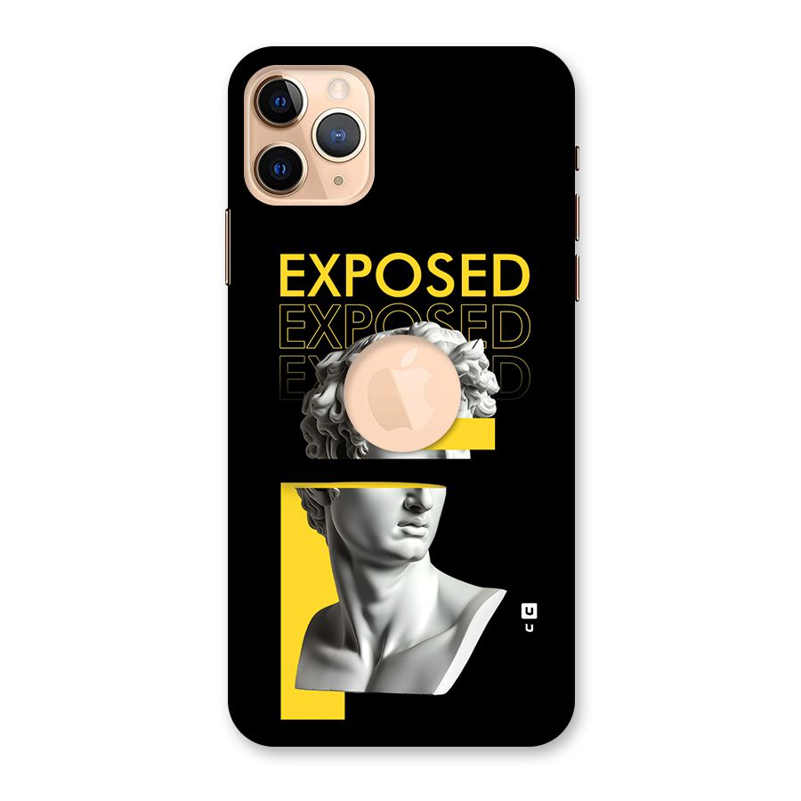 Exposed Sculpture Back Case for iPhone 11 Pro Max Logo Cut