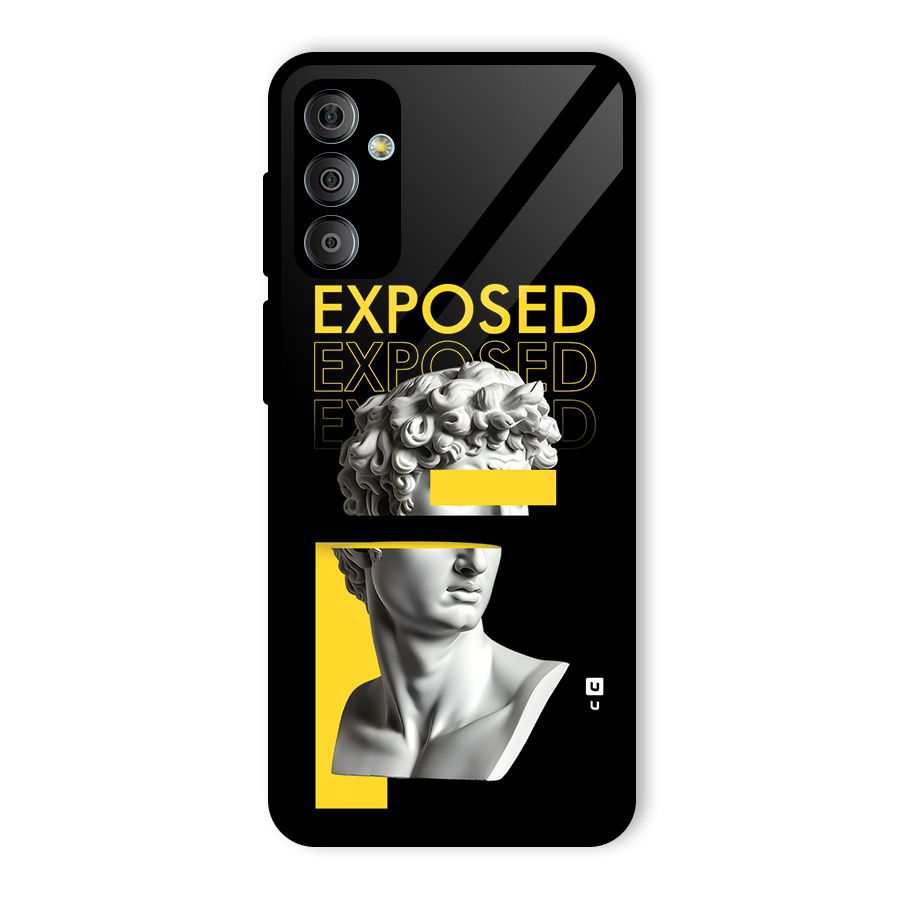 Exposed Sculpture Glass Back Case for Galaxy F23
