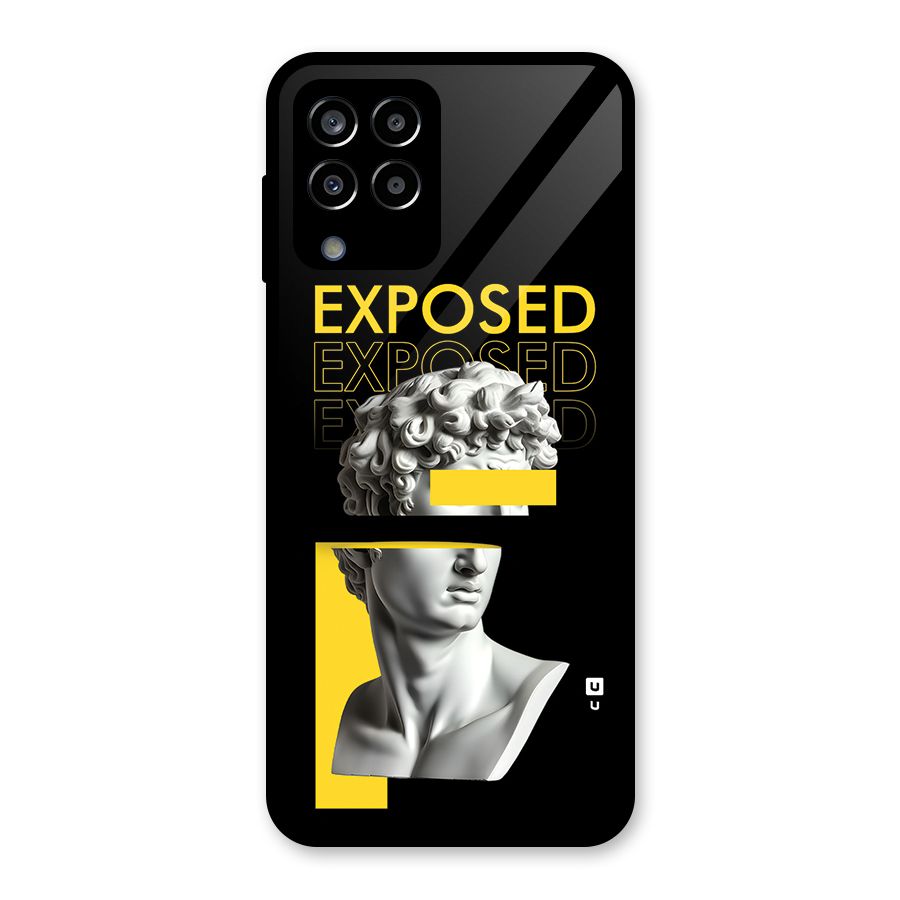 Exposed Sculpture Glass Back Case for Galaxy M33