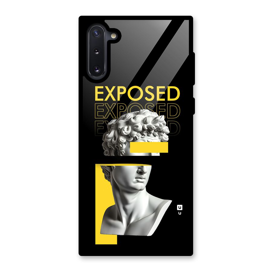 Exposed Sculpture Glass Back Case for Galaxy Note 10