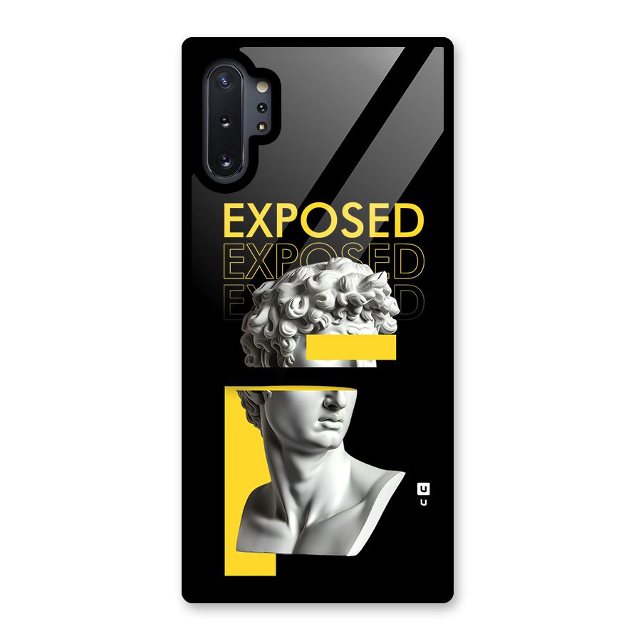 Exposed Sculpture Glass Back Case for Galaxy Note 10 Plus