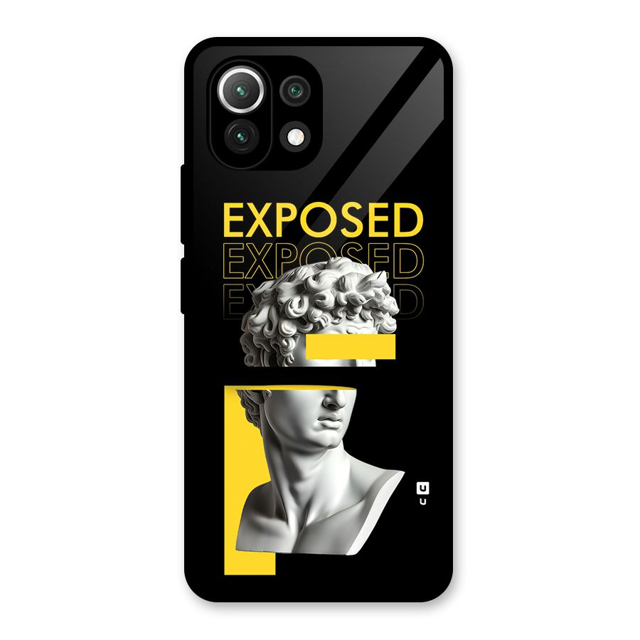 Exposed Sculpture Glass Back Case for Mi 11 Lite NE 5G