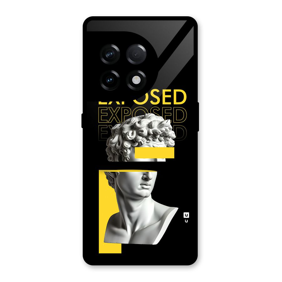 Exposed Sculpture Glass Back Case for OnePlus 11R