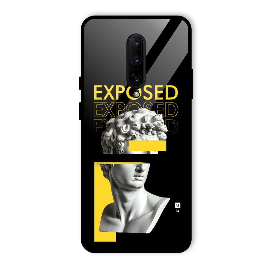 Exposed Sculpture Glass Back Case for OnePlus 7 Pro