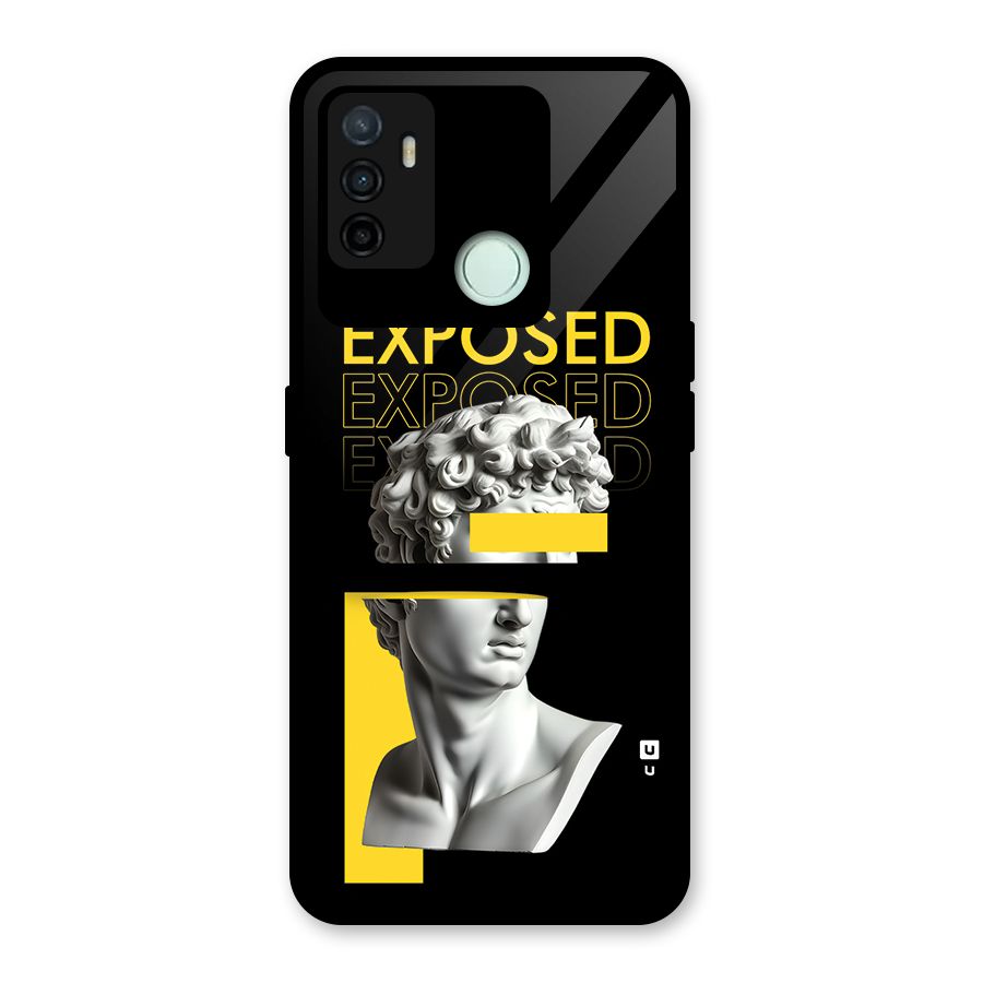 Exposed Sculpture Glass Back Case for Oppo A53