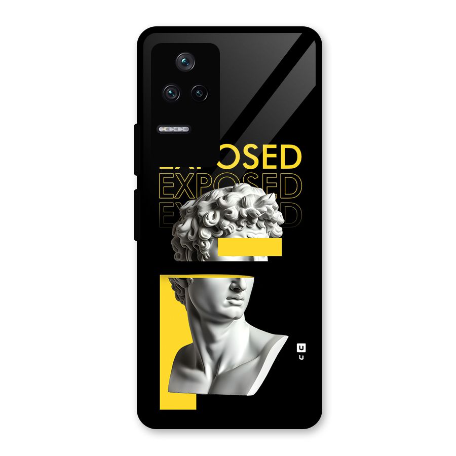 Exposed Sculpture Glass Back Case for Poco F4 5G