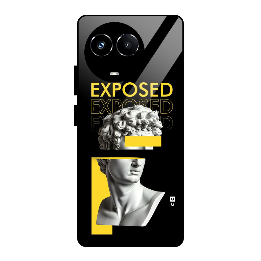 Exposed Sculpture Glass Back Case for Realme 11X