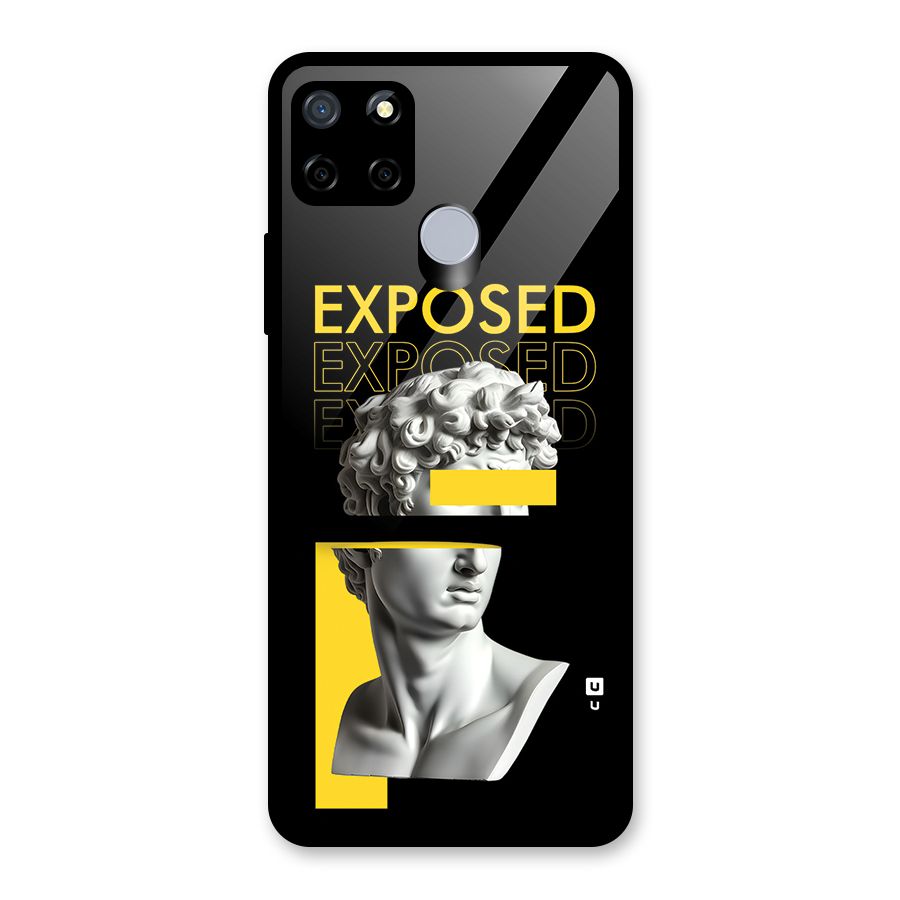 Exposed Sculpture Glass Back Case for Realme Narzo 20