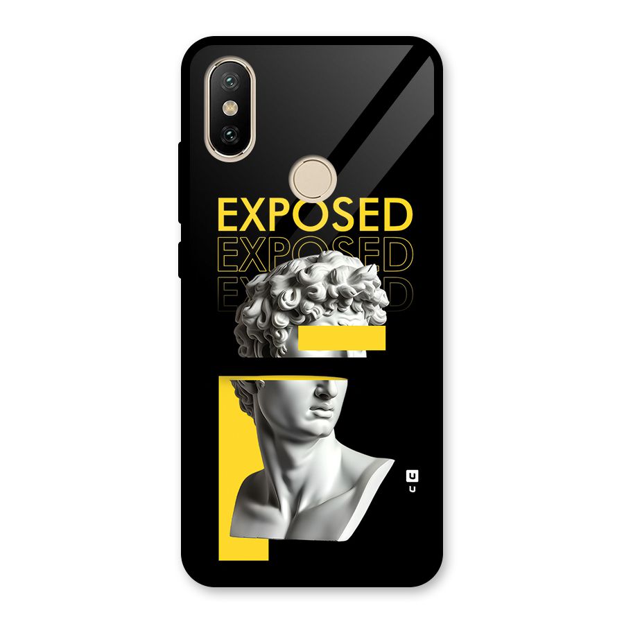 Exposed Sculpture Glass Back Case for Redmi A1