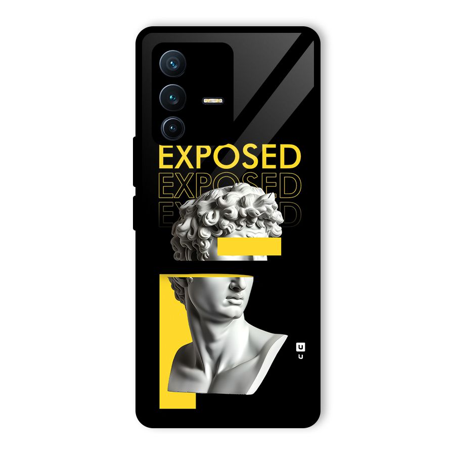 Exposed Sculpture Glass Back Case for Vivo V23 Pro