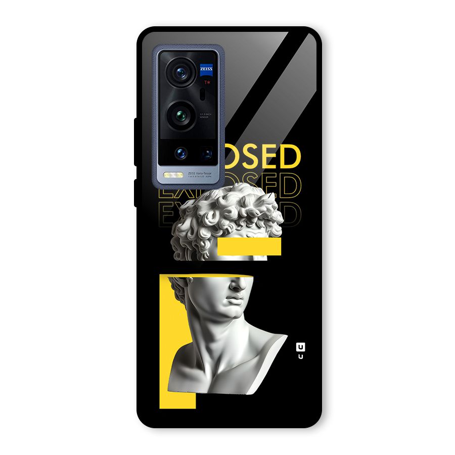 Exposed Sculpture Glass Back Case for Vivo X60 Pro Plus