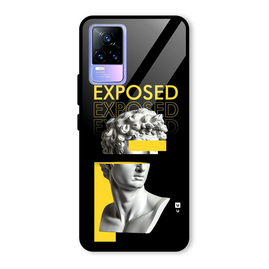Exposed Sculpture Glass Back Case for Vivo Y73