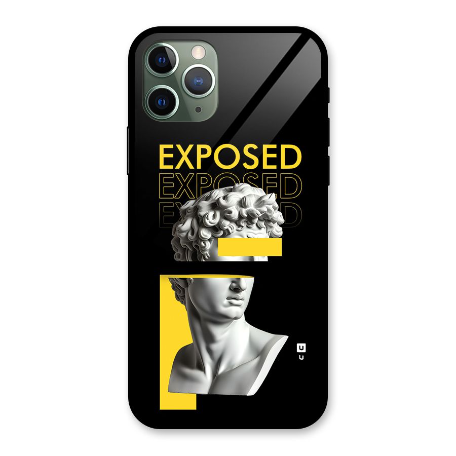 Exposed Sculpture Glass Back Case for iPhone 11 Pro