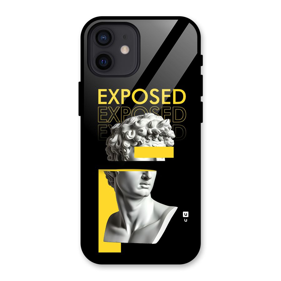 Exposed Sculpture Glass Back Case for iPhone 12