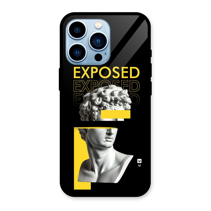 Exposed Sculpture Glass Back Case for iPhone 13 Pro