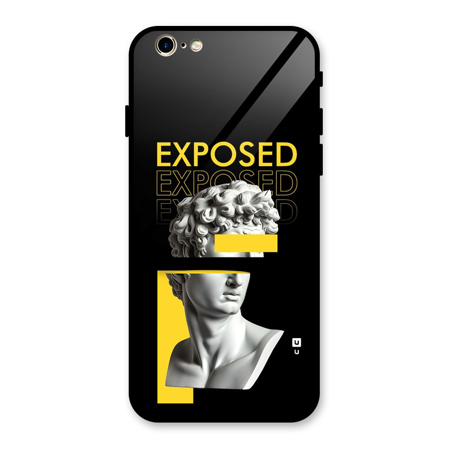 Exposed Sculpture Glass Back Case for iPhone 6 6S