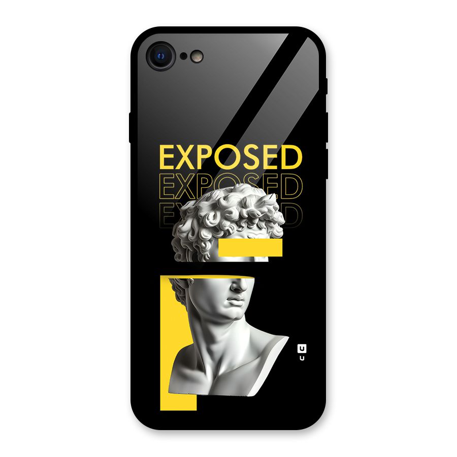 Exposed Sculpture Glass Back Case for iPhone 7