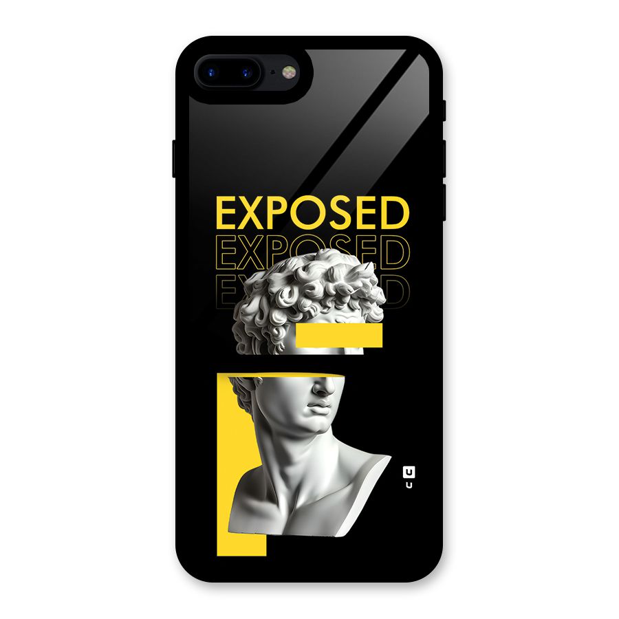 Exposed Sculpture Glass Back Case for iPhone 7 Plus