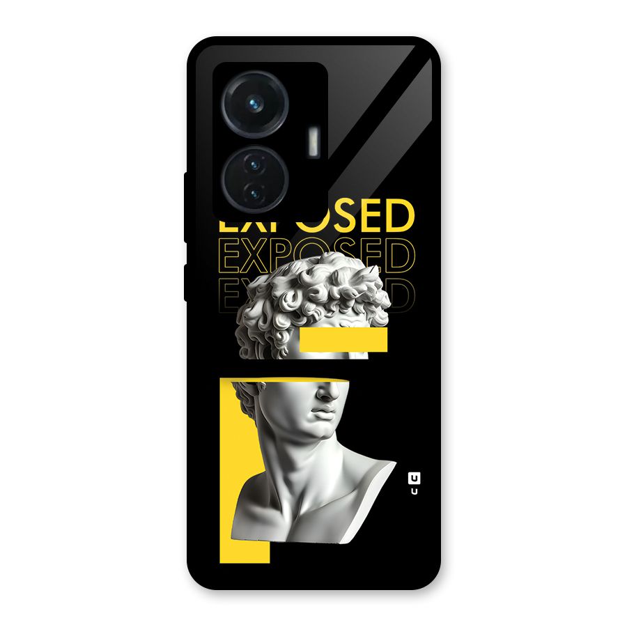 Exposed Sculpture Glass Back Case for iQOO Z6 44W