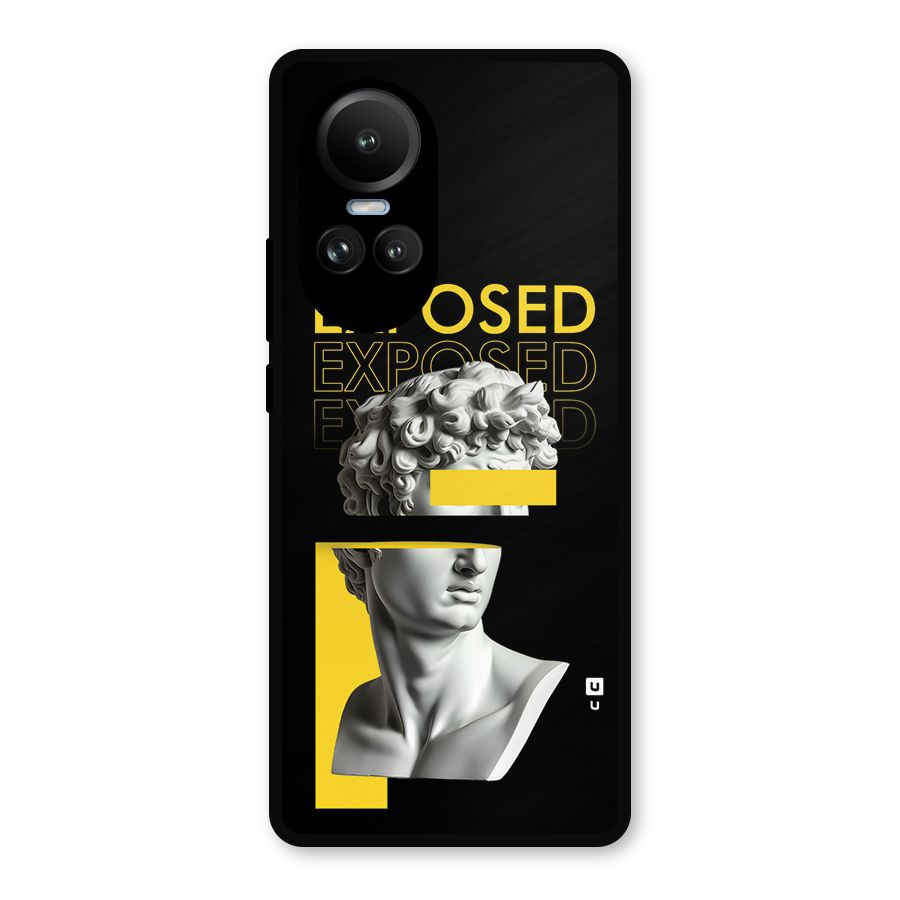 Exposed Sculpture Metal Back Case for Oppo Reno10