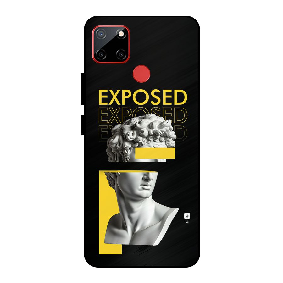 Exposed Sculpture Metal Back Case for Realme C12