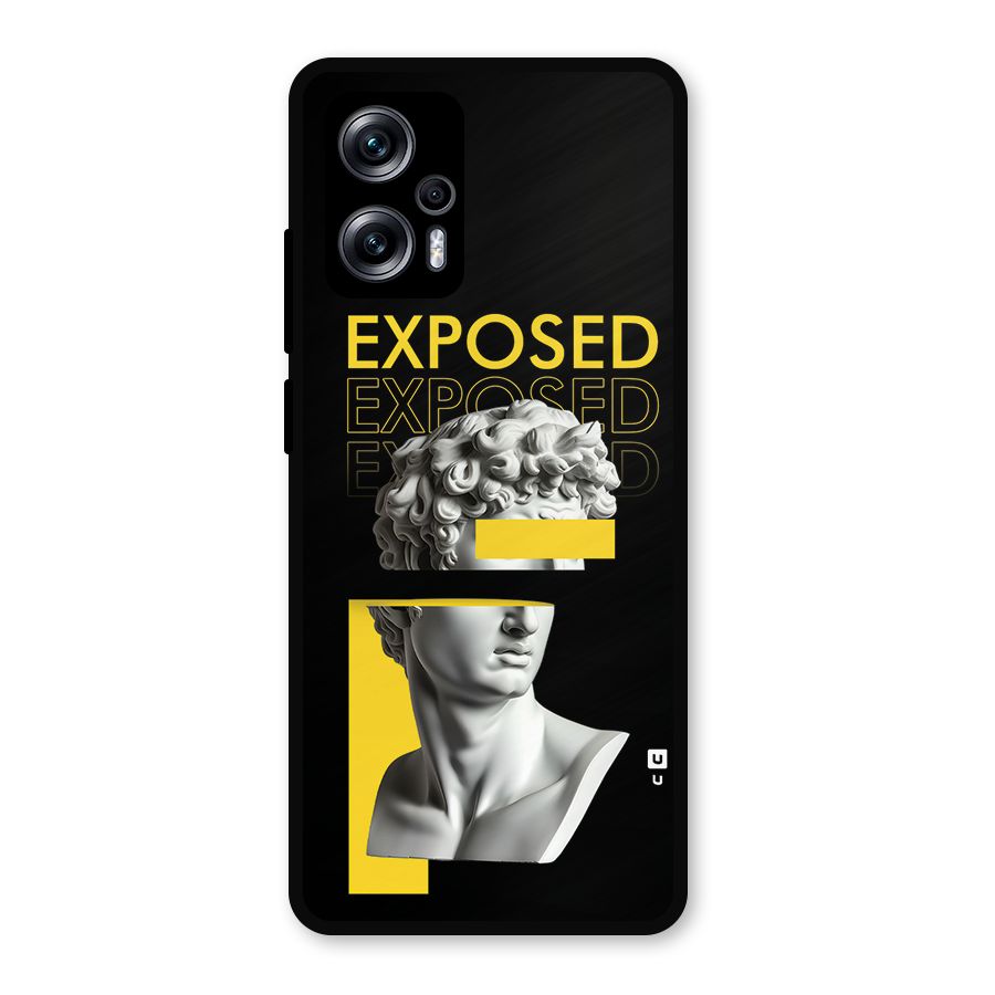 Exposed Sculpture Metal Back Case for Redmi K50i