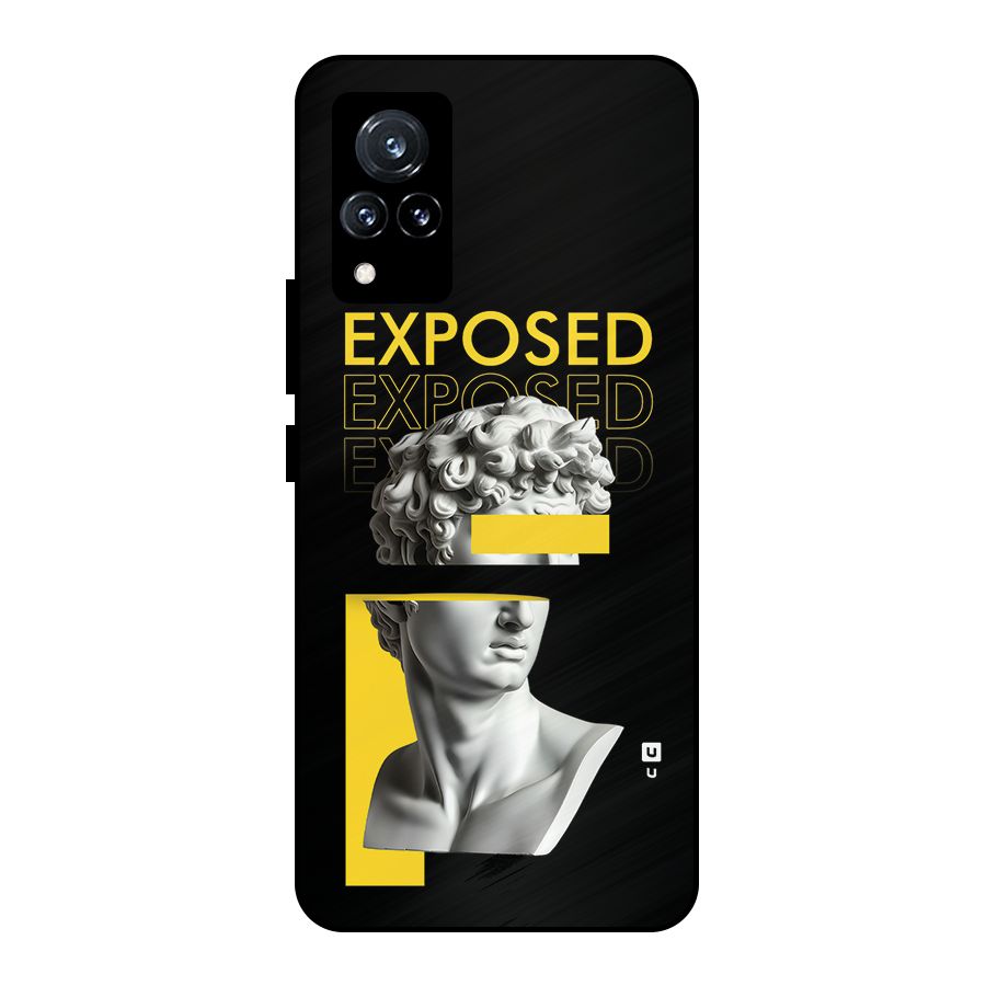 Exposed Sculpture Metal Back Case for Vivo V21 5G