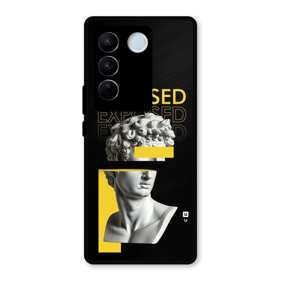 Exposed Sculpture Metal Back Case for Vivo V27