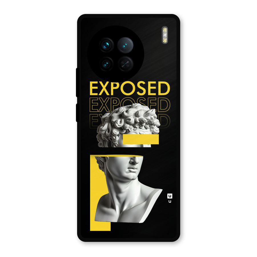 Exposed Sculpture Metal Back Case for Vivo X90