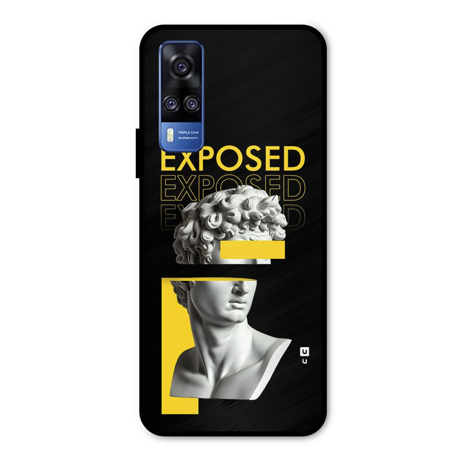 Exposed Sculpture Metal Back Case for Vivo Y51A