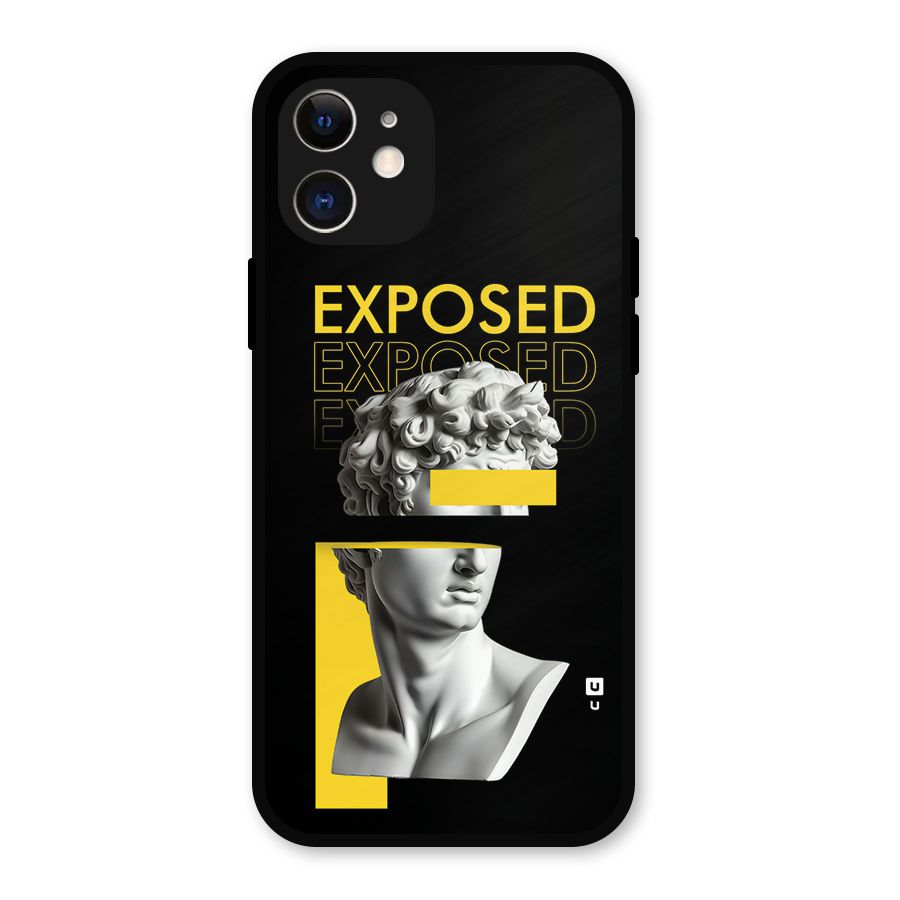 Exposed Sculpture Metal Back Case for iPhone 12