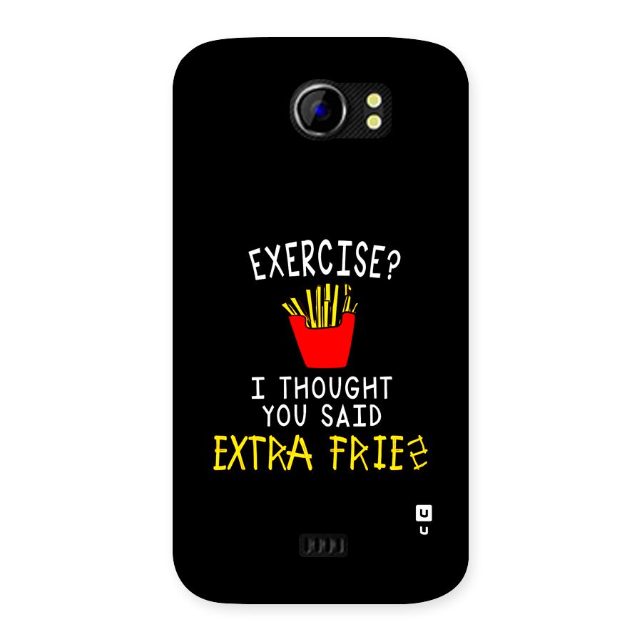 Extra Fries Back Case for Canvas 2 A110