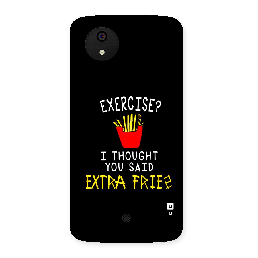 Extra Fries Back Case for Canvas A1  AQ4501