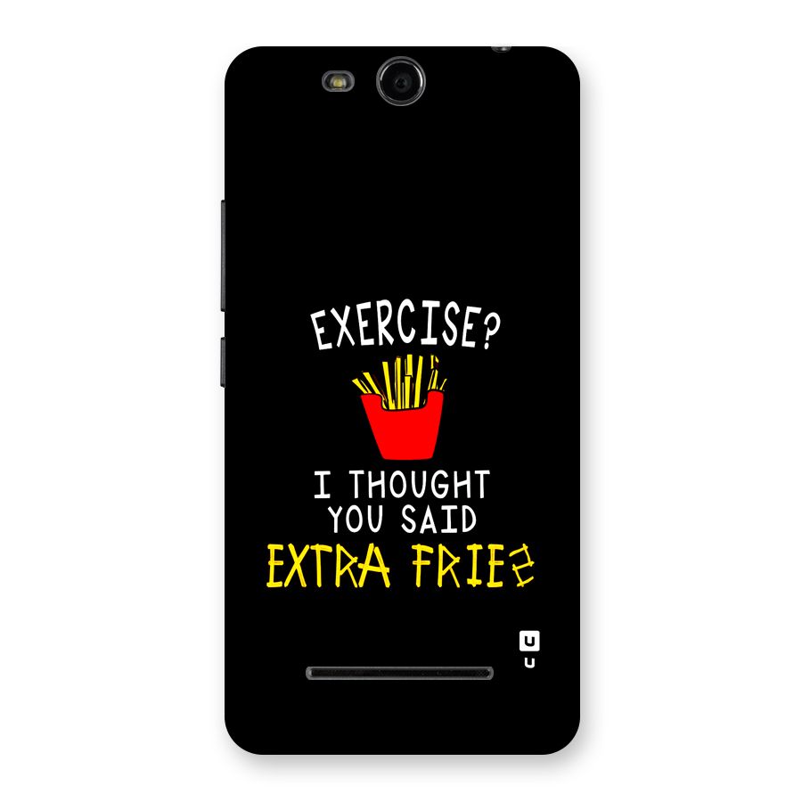 Extra Fries Back Case for Canvas Juice 3 Q392