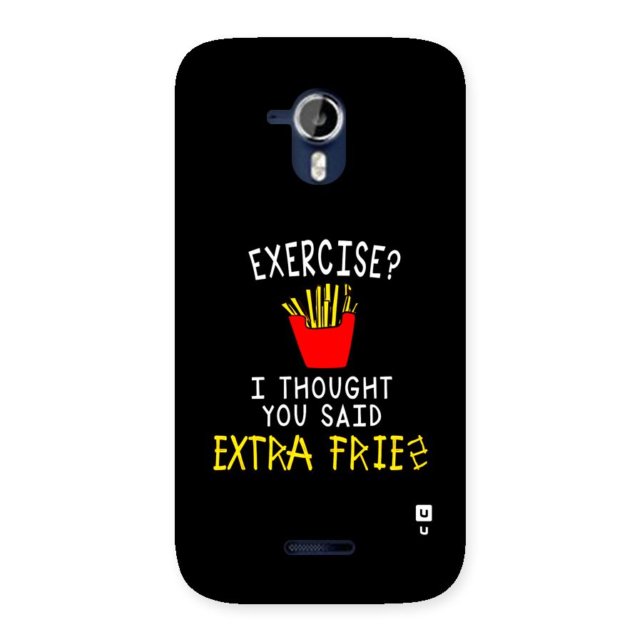 Extra Fries Back Case for Canvas Magnus A117