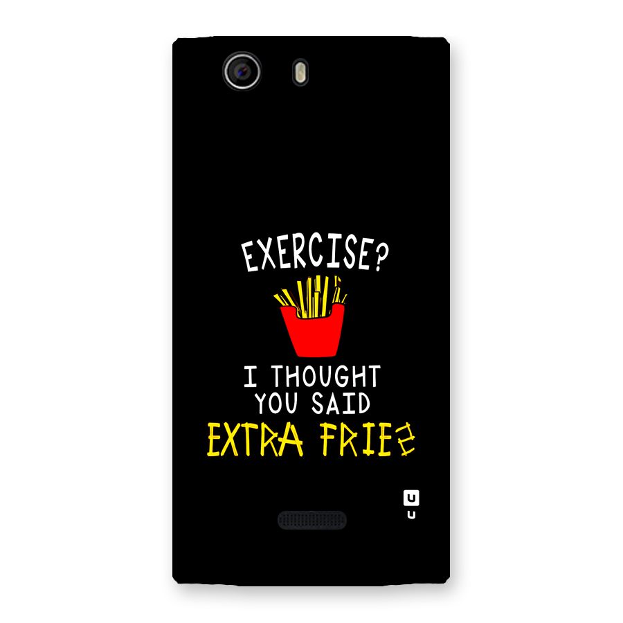 Extra Fries Back Case for Canvas Nitro 2 E311