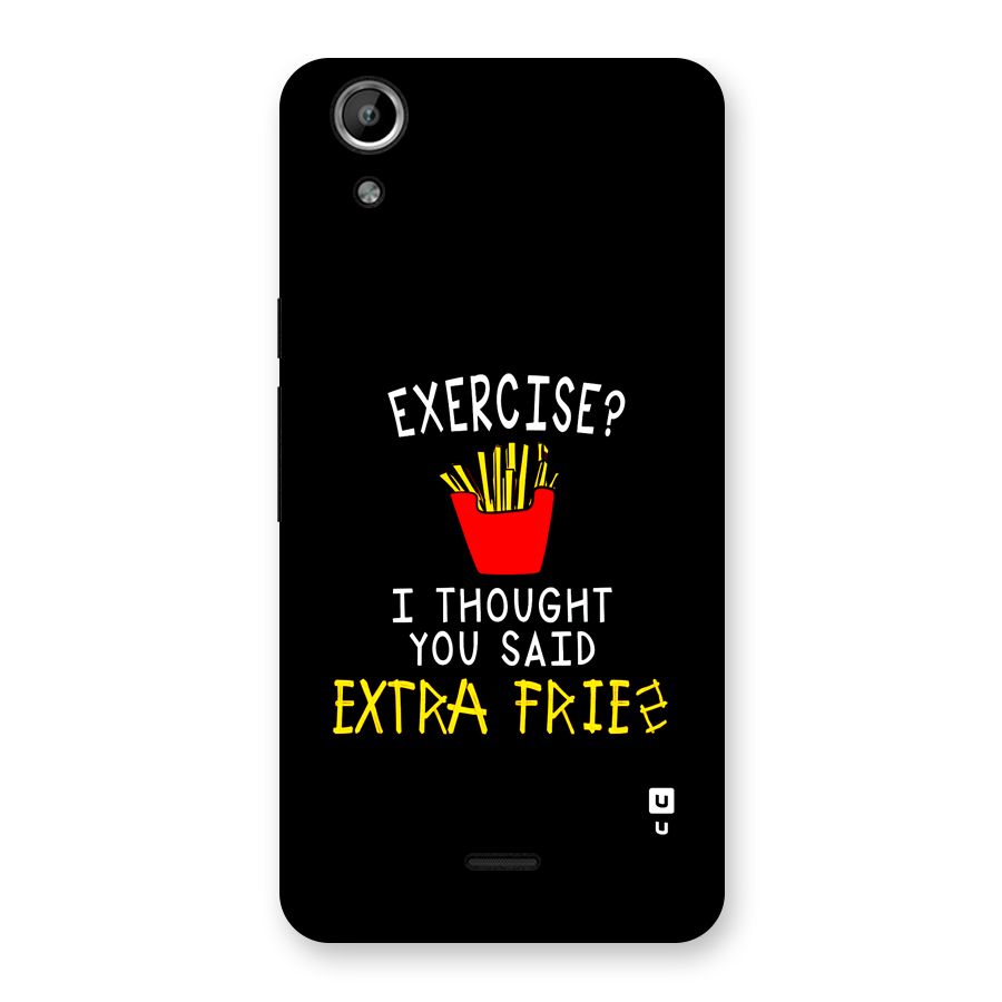 Extra Fries Back Case for Canvas Selfie Lens Q345