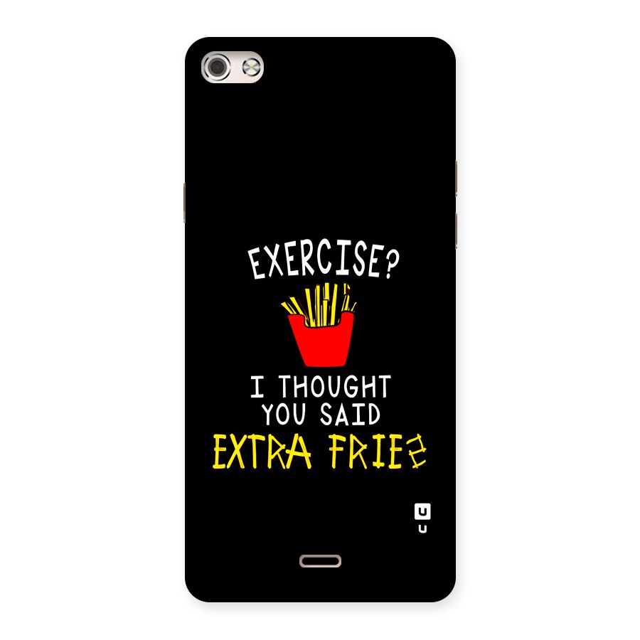 Extra Fries Back Case for Canvas Silver 5