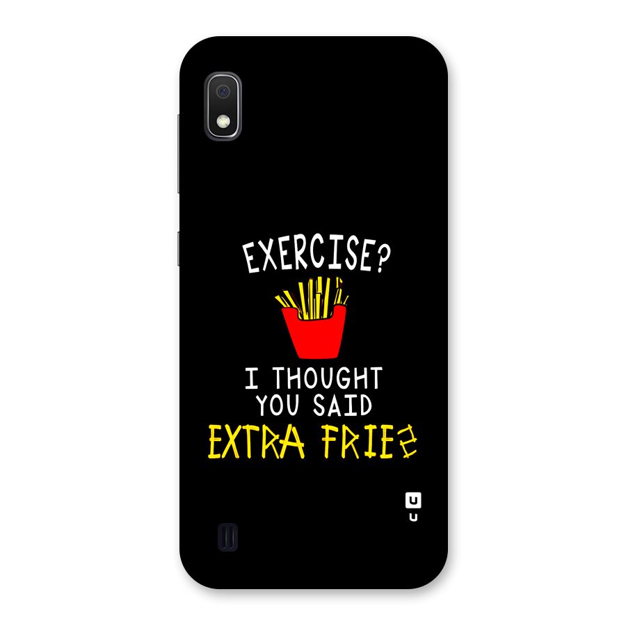 Extra Fries Back Case for Galaxy A10