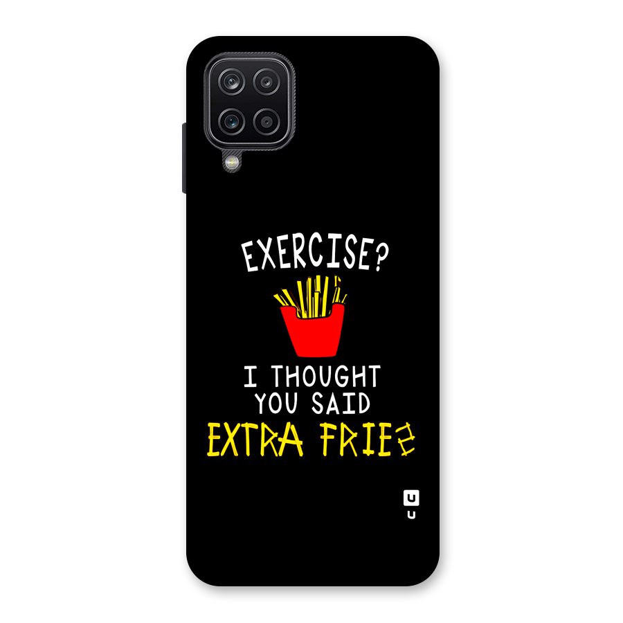 Extra Fries Back Case for Galaxy A12
