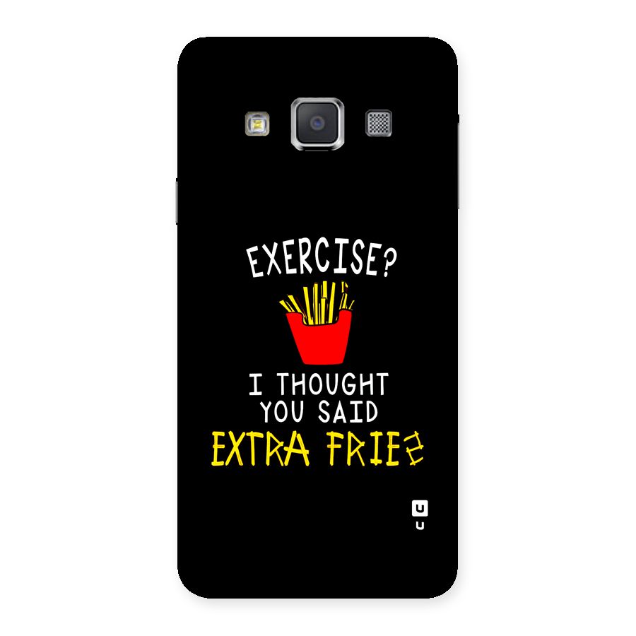 Extra Fries Back Case for Galaxy A3