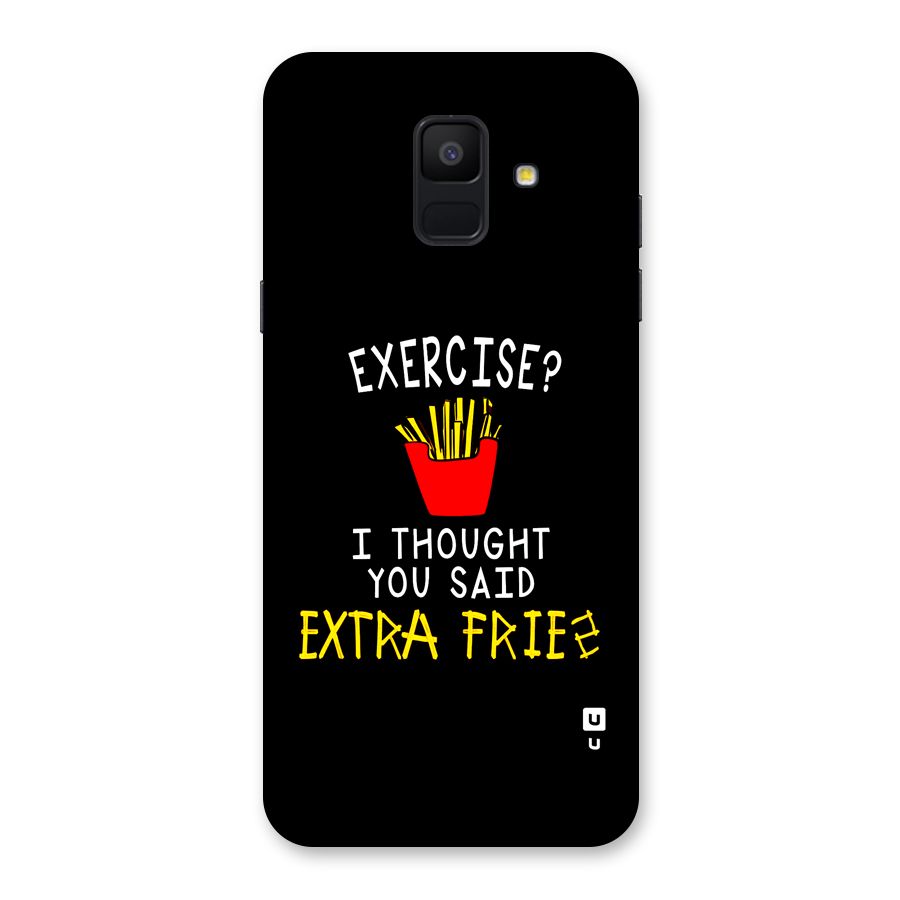 Extra Fries Back Case for Galaxy A6 (2018)